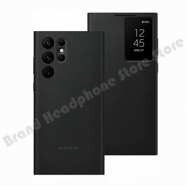 Original Samsung Galaxy Clear View Flip Case Cover with a Sensor For Galaxy S22 Ultra - Image 22