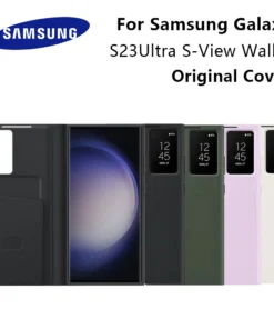 Original Samsung Galaxy Clear View Flip Case Cover with a Sensor For Galaxy S23 Series