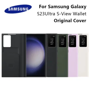 Original Samsung Galaxy Clear View Flip Case Cover with a Sensor For Galaxy S23 Series