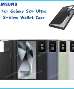 Original Samsung Galaxy Clear View Flip Case Cover with a Sensor For Galaxy S24 Ultra