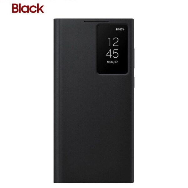Original Samsung Galaxy Clear View Flip Case Cover with a Sensor For Galaxy S22 Ultra - Image 20