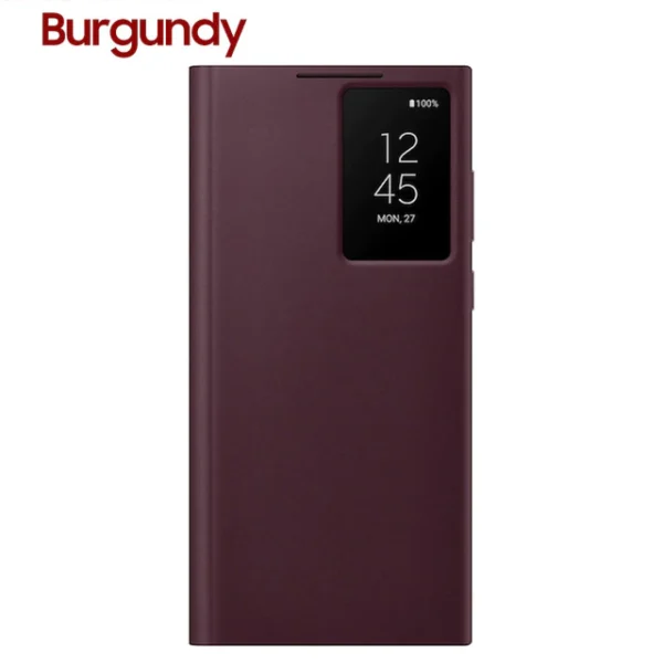 Original Samsung Galaxy Clear View Flip Case Cover with a Sensor For Galaxy S22 Ultra - Image 19