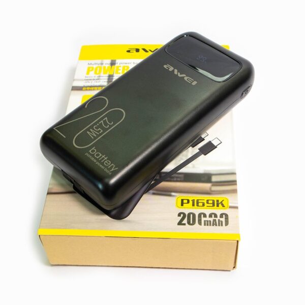 Awei P169K Fast Charging 20,000Mah Power bank - Image 8