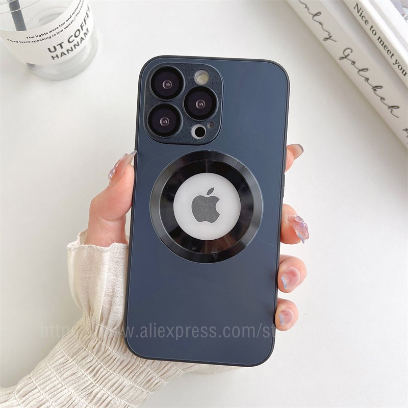 Luxury Fashion Frosted AG Silicon Frame Anti-drop With Lens Case Cover For iPhone Series - Image 5