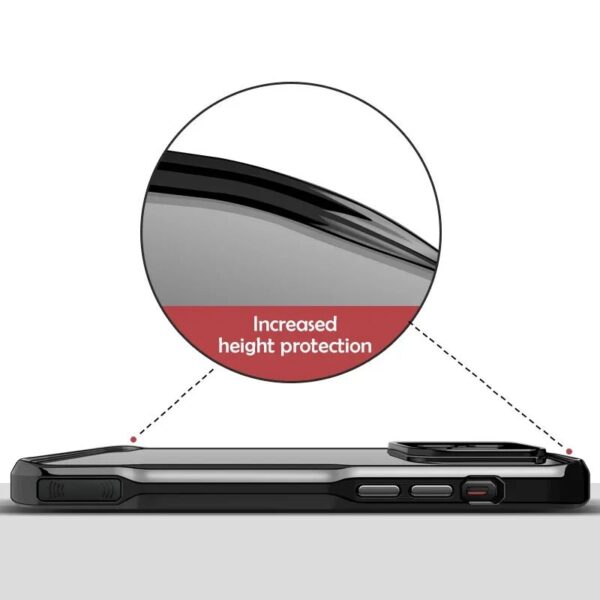Exquisite Electroplated Acrylic Luxury Shockproof Shell with TPU Soft Frame Phone Case for iPhone Series - Image 5