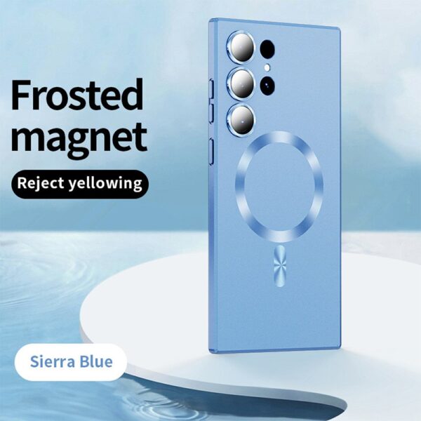 Magsafe Wireless Charging  Camera Lens Protection Case Cover For Samsung Galaxy S22 Ultra - Image 24