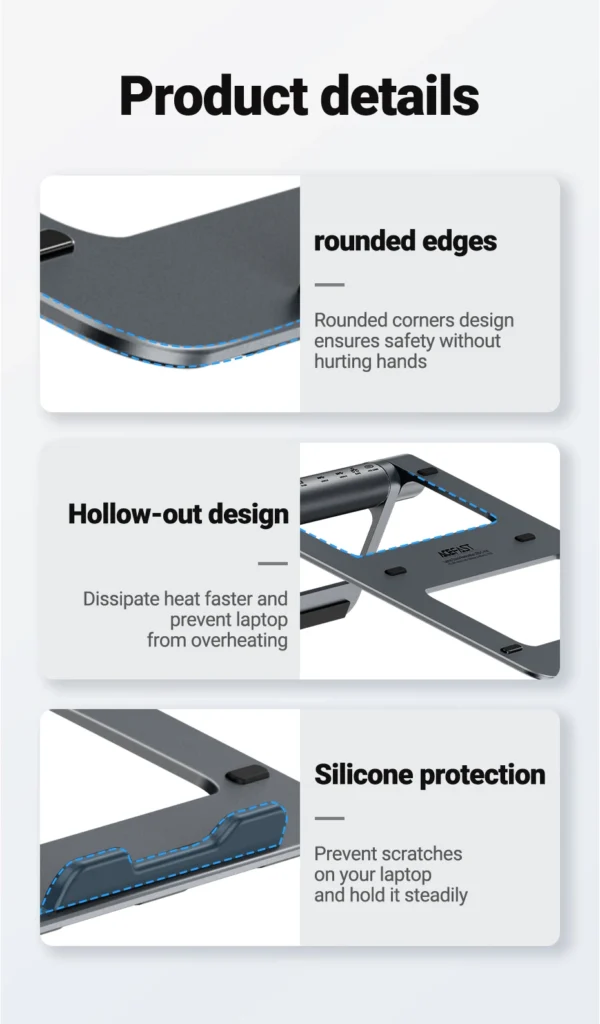 WiWU Laptop Stand Hub 8 in 1 USB-C Docking Station - Image 11