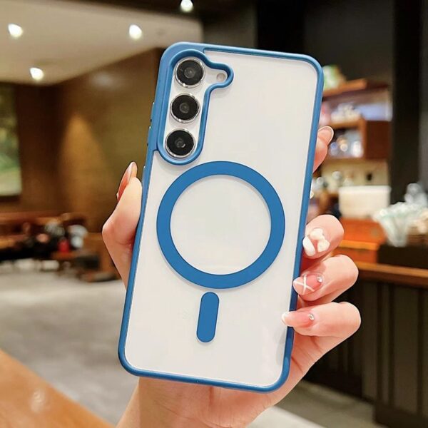 Luxury Premium Magsafe Transparent Shockproof Armor Case  Cover For Samsung Galaxy S23/S23 Plus - Image 12