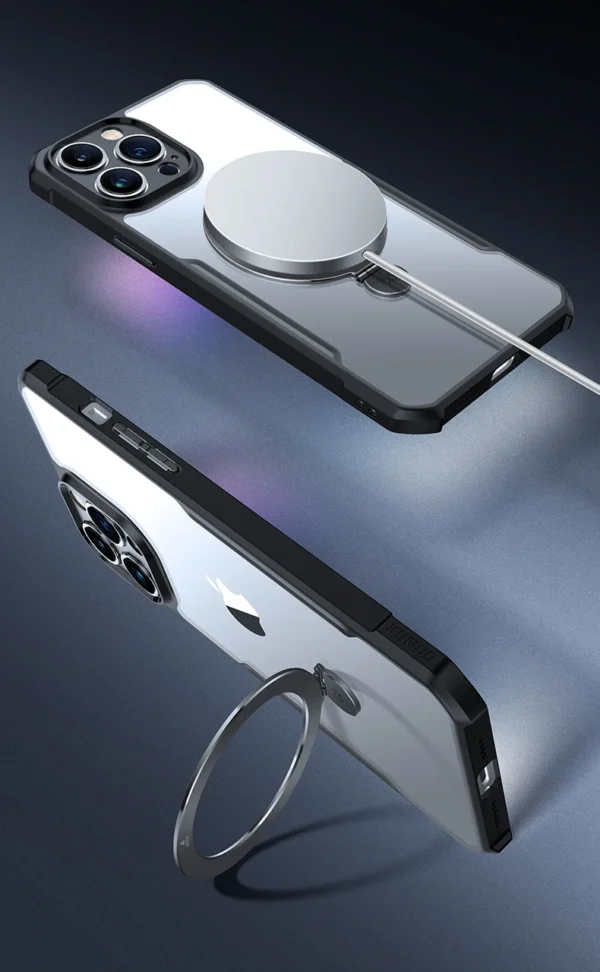 Luxury Premium Xunnd Military Ring Airbag Shockproof Magsafe Back Case Cover For iPhone Series - Image 9