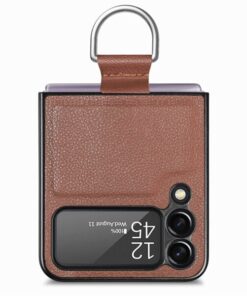 Samsung Galaxy Z Flip 3/4 5G Series Luxury Premium Anti-Scratch Leather Case