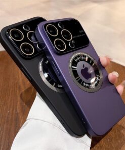 Alternative view of Luxury Premium Camera Lens Protector Wireless Charging Case Cover For iPhone 11 Pro Max/12 Pro Max