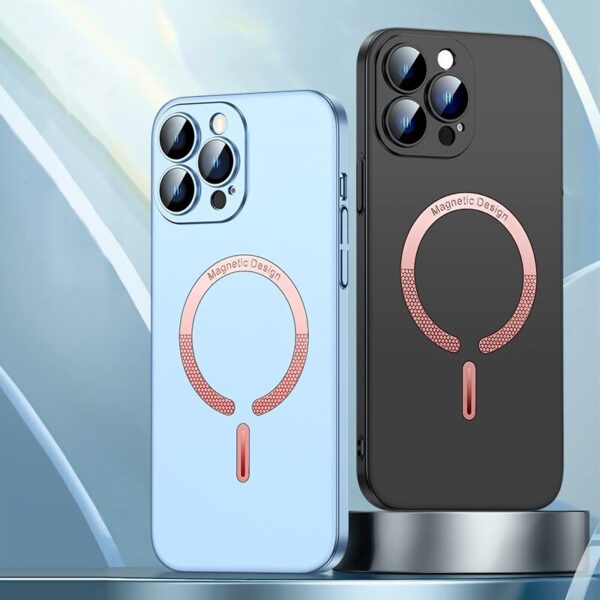 Camera Lens glass film Thin Matte Magsafe Magnetic Wireless Case Cover and 3D Glass Protector For iPhone 13 Pro Max - Image 13