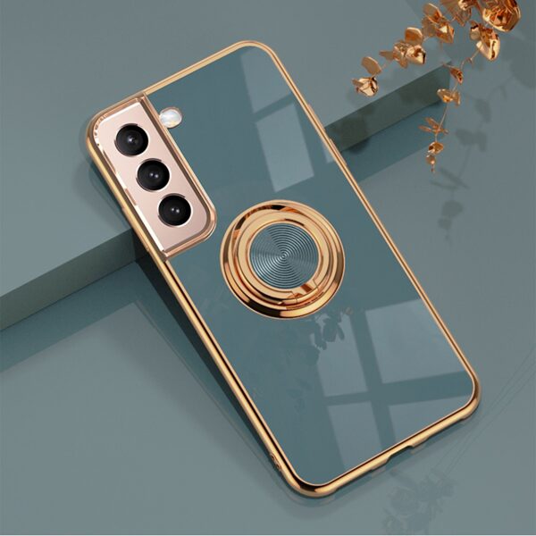 Luxury Premium Eletroplated Finger Ring Case Cover For Samsung Galaxy S21 - Image 23