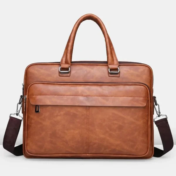 JEEP BULUO Office Business Vintage Messenger Crossbody Portfolio Designer Bag - Image 17