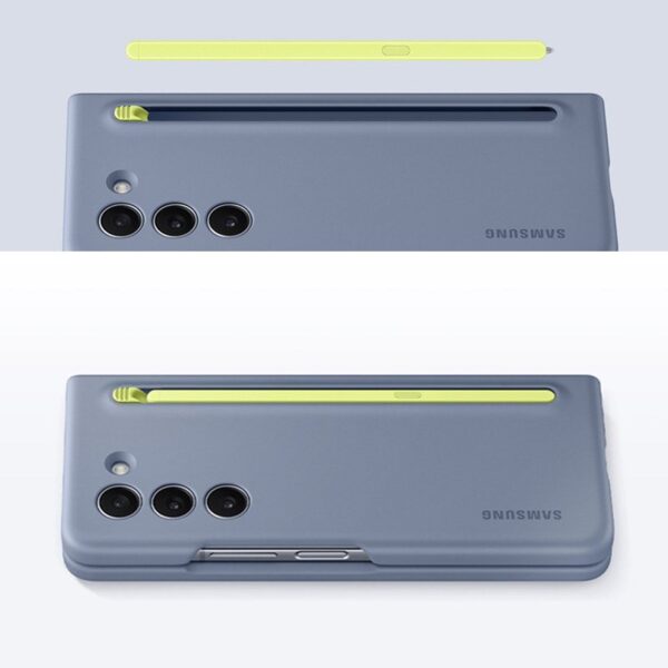 Original Samsung Galaxy Z Fold 5 5G With S Pen Silicone Case Standing Cover For Galaxy Z Fold 5 Phone Cases - Image 15