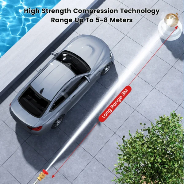 Rechargeable Cordless High Pressure Car Washer - Image 5