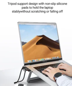 WiWU Laptop Stand Hub 8 in 1 USB-C Docking Station