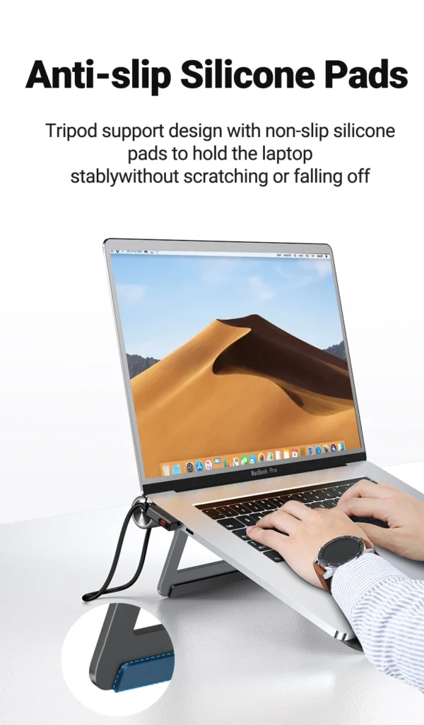 WiWU Laptop Stand Hub 8 in 1 USB-C Docking Station