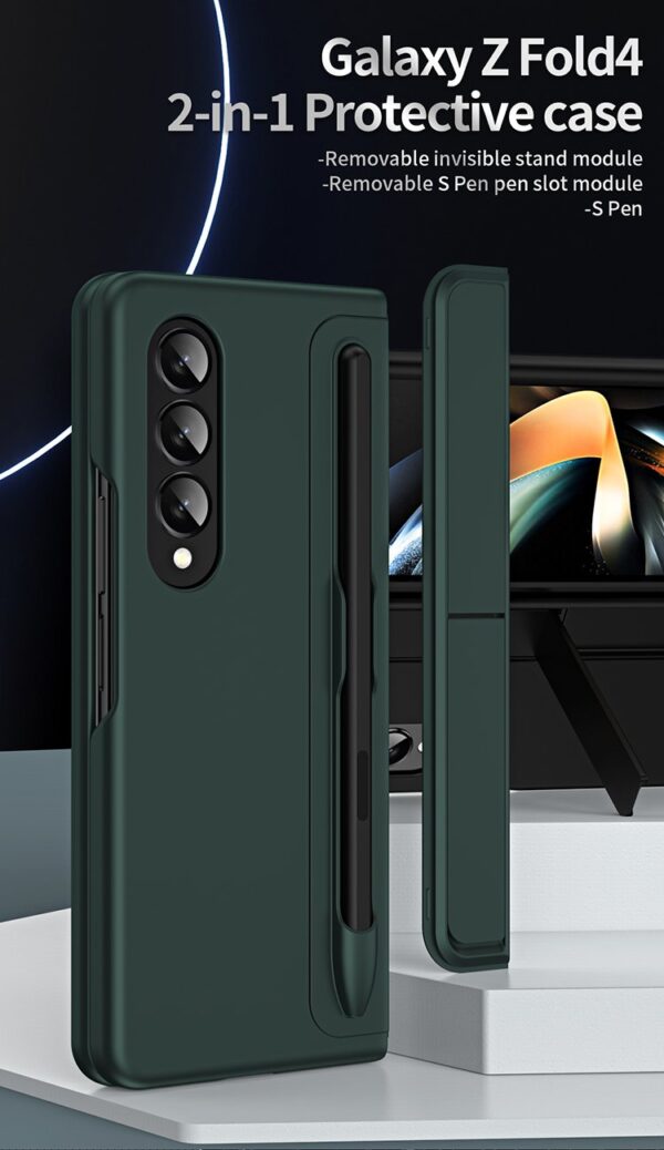Luxury  Premium Movable Module Design Bracket Case Cover with Capacitance Pen For Samsung Z Galaxy Z Fold Series - Image 12