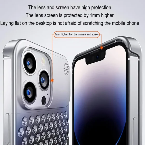 Luxury Ultra thin Aluminum Alloy Heat Dissipation Aromatherapy Anti-Scratch Slim Case Cover For iPhone series - Image 33