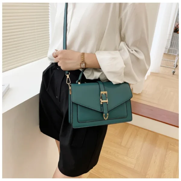 Luxury Premium PU Leather 2024 New Fashion Portable Crossbody Shoulder Handbag - Image 15