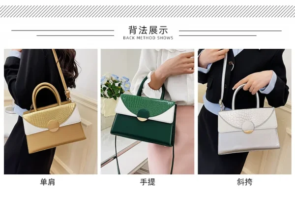 Luxury Premium New Fashion Single Shoulder Commuter Crossbody Designer Handbag - Image 7