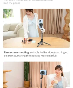 Alternative view of Xiaomi Selfie Stick Magnetic Live Streaming Stand Floor Photo Taking Folding Telescopic Tripod Stand