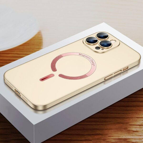Camera Lens glass film Thin Matte Magsafe Magnetic Wireless Case Cover and 3D Glass Protector For iPhone 13 Pro Max - Image 11
