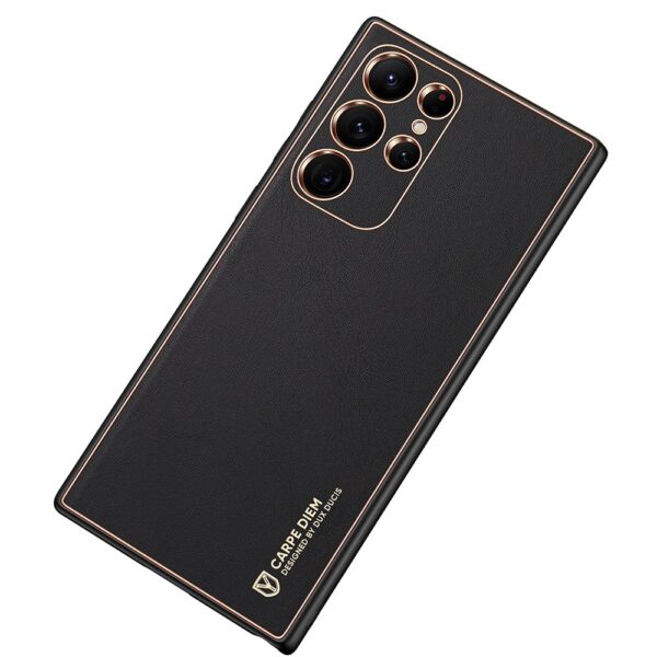 DUX DUCIS YOLO Series Case Luxury Protecting Back Cover Leather Pattern For Samsung Galaxy S22 Ultra - Image 9