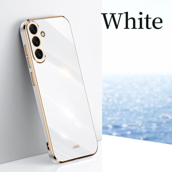 Luxury Premium Electroplated Gold Plated Case Cover and 3D Glass Protector For Samsung Galaxy A14/A34/A54 - Image 17