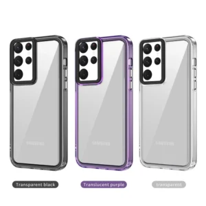 Luxury Premium Acrylic Clear Transparent Case Cover For Samsang Galaxy S22 Ultra/S23 Ultra
