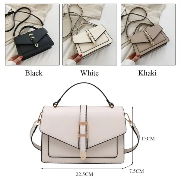 Luxury Premium PU Leather 2024 New Fashion Portable Crossbody Shoulder Handbag - Image 23