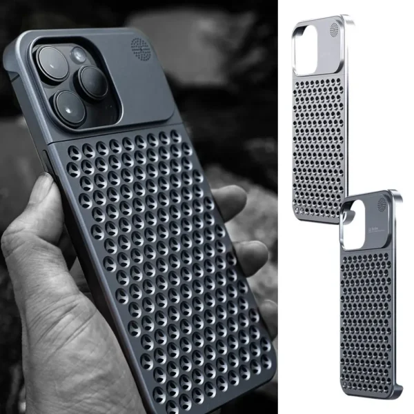 Luxury Ultra thin Aluminum Alloy Heat Dissipation Aromatherapy Anti-Scratch Slim Case Cover For iPhone series - Image 24