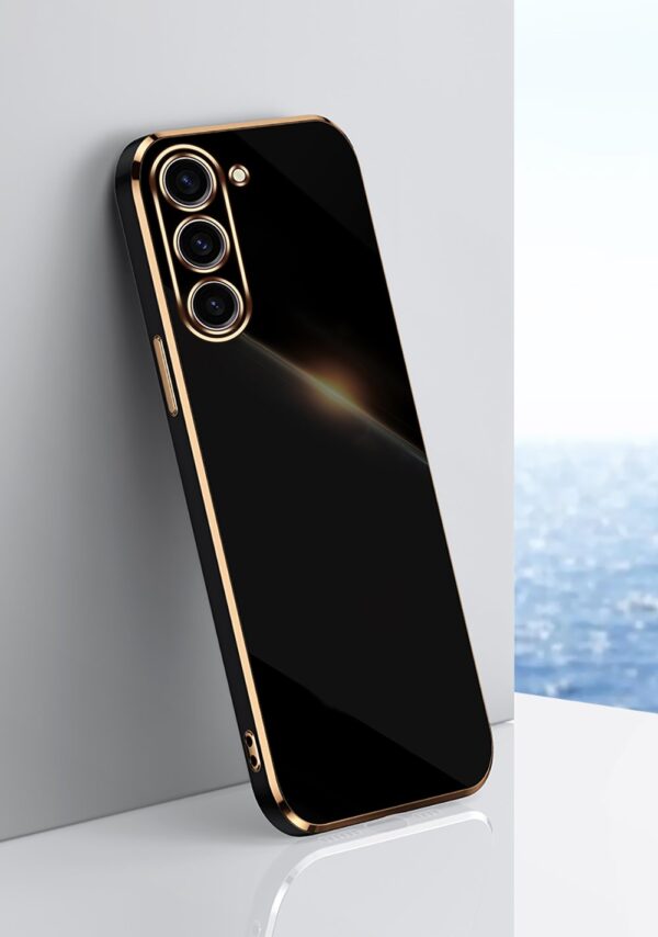 Luxury Premium Electroplated Gold Plated Case Cover and 3D Glass Protector For Samsung Galaxy A14/A34/A54 - Image 18