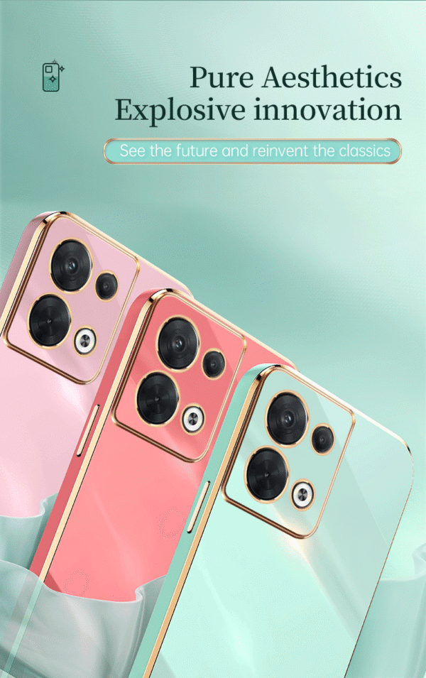 Luxury Premium Electroplated Gold Plated Case Cover For Oppo Series