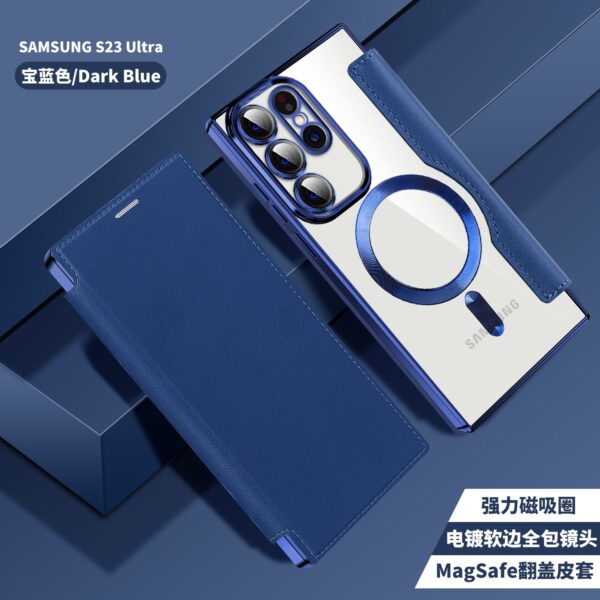 Luxury Premium Camera Protection Magsafe Wireless Charging Case Cover For Samsung S23 Ultra - Image 3