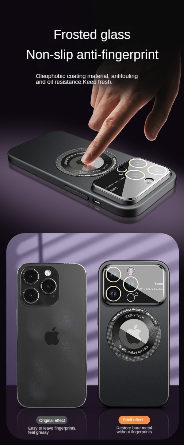 Luxury Premium Camera Lens Protector Wireless Charging Case Cover For iPhone 11 Pro Max/12 Pro Max - Image 4