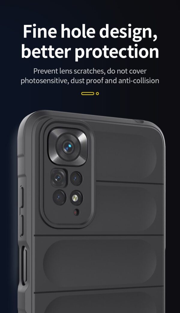 Luxury Liquid Silicone Coque Global Shockproof Case and 3D Glass Protector For Redmi Note 11/Note 11 Pro - Image 18