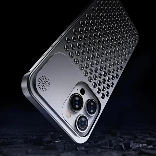 Luxury Ultra thin Aluminum Alloy Heat Dissipation Aromatherapy Anti-Scratch Slim Case Cover For iPhone series - Image 17
