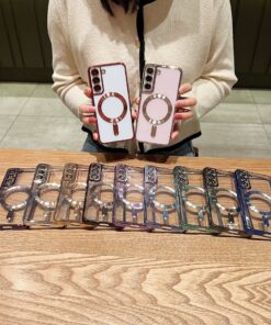 Luxury Premium Transparent Plating Anti-Scratch with Full Camera Cover For Samsung Galaxy S21