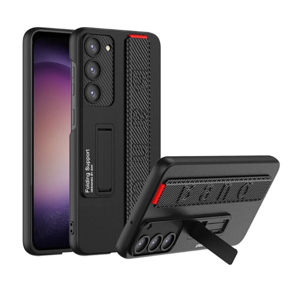 Luxury Holder Stretch Wristband Shockproof Protection Hard Back Cover For Samsung Galaxy S23 Series - Image 18