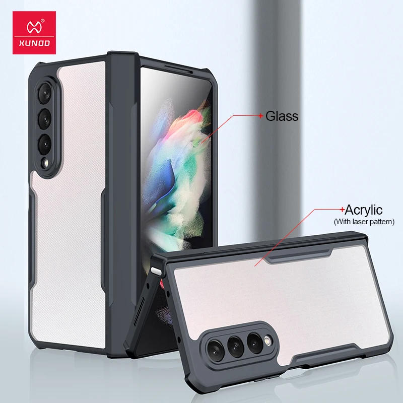 XUNDD Hybrid Armor With Hinge Protection Case Cover For Samsung Galaxy Z Fold 3/Z Fold 4 - Image 8