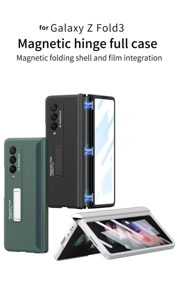 GKK Magnetic Hinge Tempered Glass Case Cover For Samsung Galaxy Z Fold 3 5G/ Fold 4 5G - Image 12