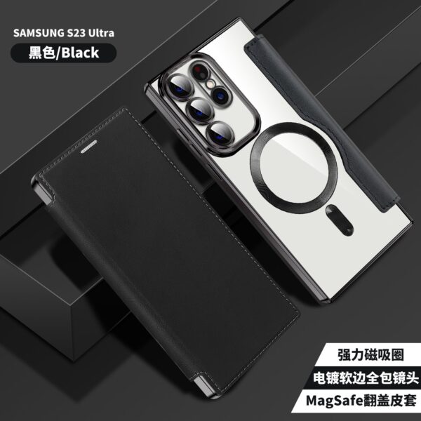 Luxury Premium Camera Protection Magsafe Wireless Charging Case Cover For Samsung S23 Ultra - Image 9
