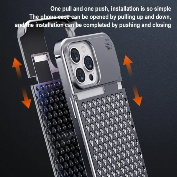 Luxury Ultra thin Aluminum Alloy Heat Dissipation Aromatherapy Anti-Scratch Slim Case Cover For iPhone series - Image 18