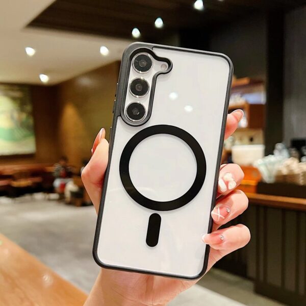 Luxury Premium Magsafe Transparent Shockproof Armor Case  Cover For Samsung Galaxy S23/S23 Plus - Image 10