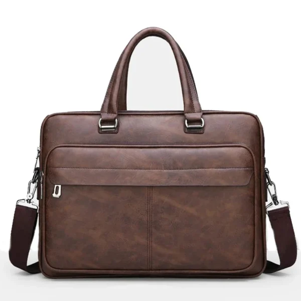 JEEP BULUO Office Business Vintage Messenger Crossbody Portfolio Designer Bag - Image 11