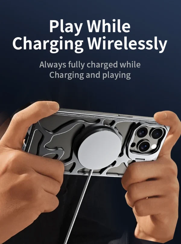 Luxury Ultra thinTitanium Metal Magnetic Magsafe Wireless Charging Metal Case Cover For iPhone Series - Image 10