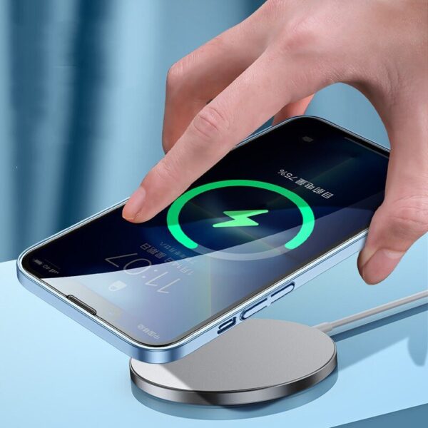 Camera Lens glass film Thin Matte Magsafe Magnetic Wireless Case Cover and 3D Glass Protector For iPhone 13 Pro Max - Image 5
