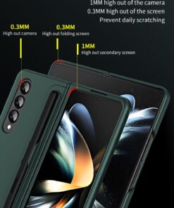 Alternative view of Luxury  Premium Movable Module Design Bracket Case Cover with Capacitance Pen For Samsung Z Galaxy Z Fold Series